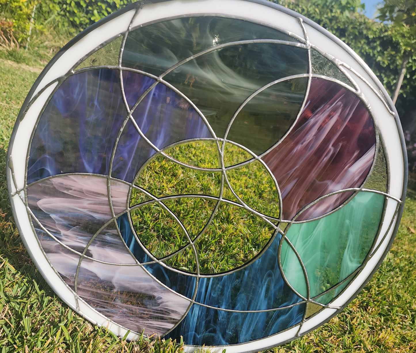 "Parts Within" Circular Mirror