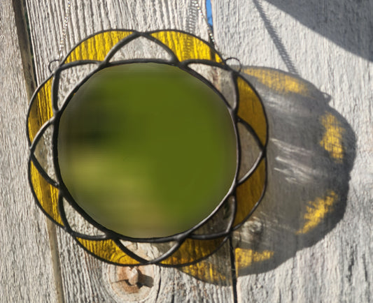 Yellow Sunflower Mirror